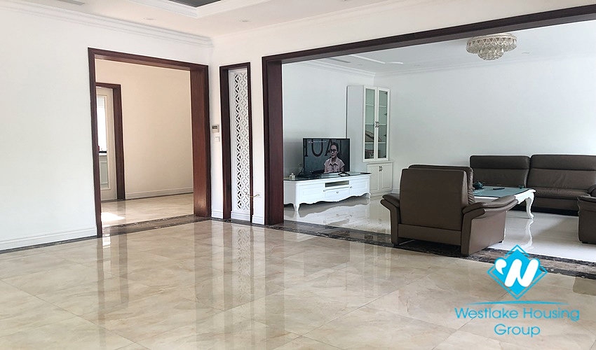 Beautiful new villa with full new equipments for rent in Ciputra, Tay Ho